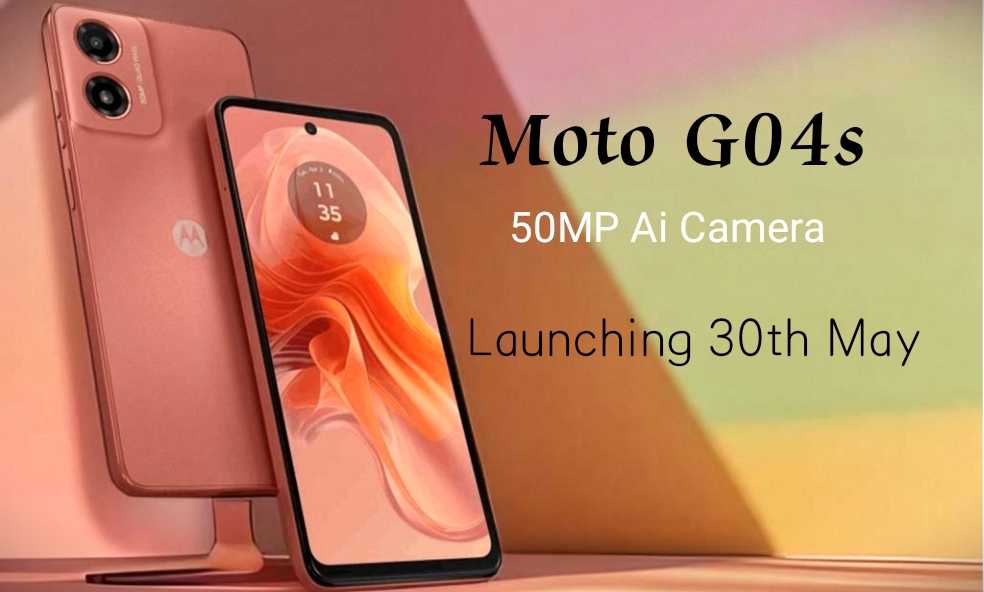 Moto G04s की लॉन्च डेट हुई कन्फर्म, 5000 mAh बैटरी के साथ 30 मई को होगा लॉन्च !,